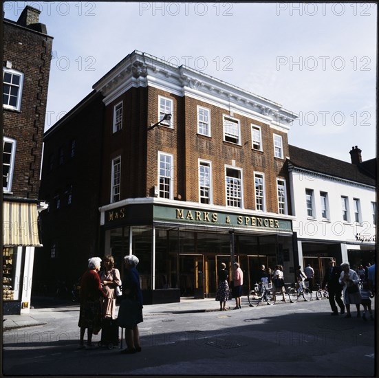 Marks and Spencer, 16-18 East Street, Chichester, West Sussex, 1970s-1990s. Creator: Nicholas Anthony John Philpot.