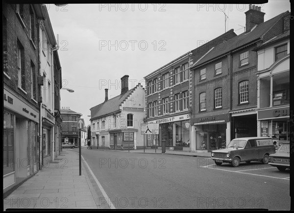 Cross Keys Hotel, Market Place, North Walsham, North Norfolk, Norfolk, 1973. Creator: Terry Buchanan.