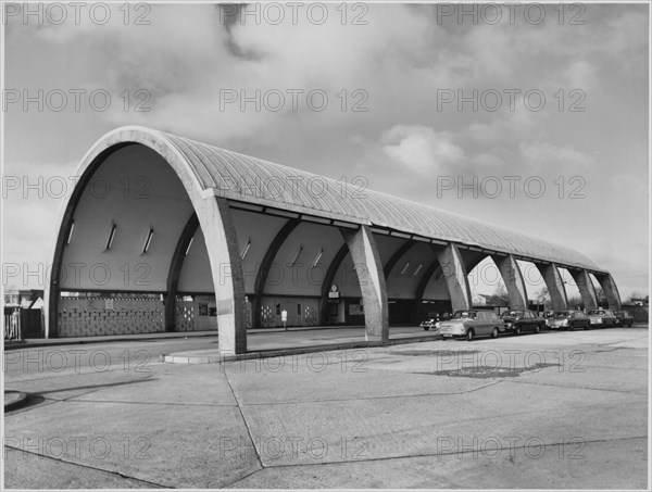 Newbury Park Bus Station, Eastern Avenue, Newbury Park, Redbridge, London, 1 Creator: Anthony Frank Kersting.