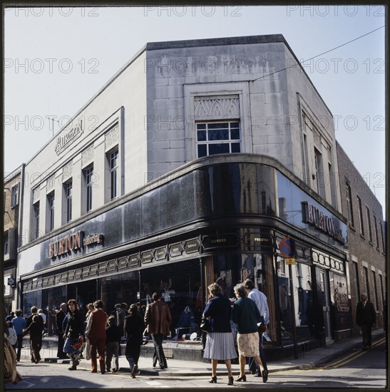 Burton, 16-18 High Street, Abergavenny, Monmouthshire, Wales, 1980s-1990s. Creator: Nicholas Anthony John Philpot.