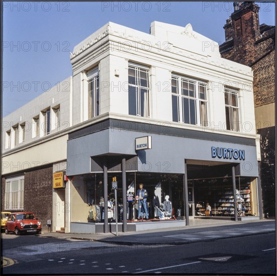 Burton, 27-29 Market Street, Longton, Stoke-on-Trent, 1980s-1990s. Creator: Nicholas Anthony John Philpot.