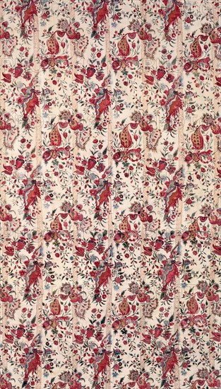 Chintz Curtain, India, First quarter 18th century. Creator: Unknown.
