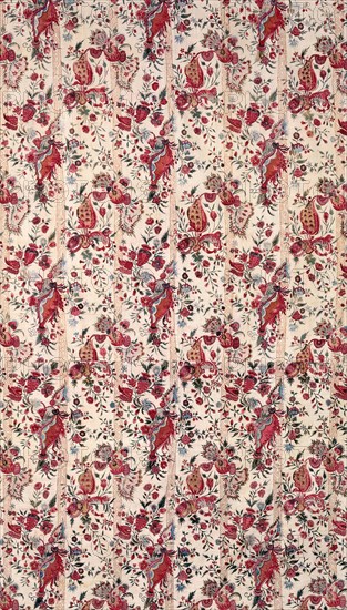 Chintz Curtain, India, First quarter 18th century. Creator: Unknown.