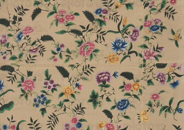 Panel (Dress Fabric), China, 18th century, Qing dynasty (1644-1911). Creator: Unknown.