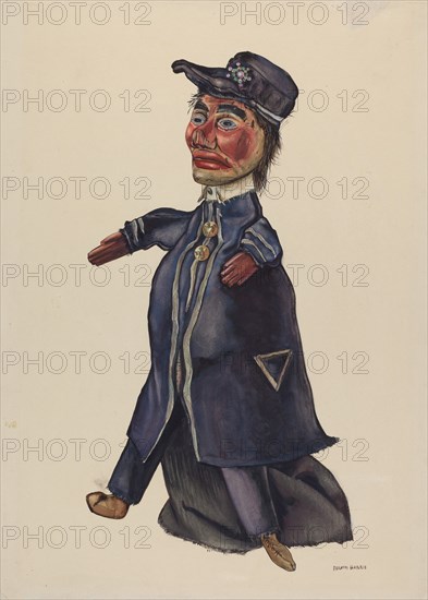 Jerry the Policeman, c. 1937. Creator: Dorothy Harris.