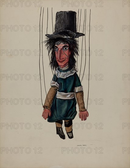 Marionette - Missionary, c. 1937. Creator: Dorothy Harris.