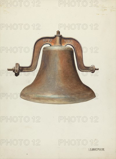 Church Bell, 1935/1942. Creator: L. B. Hartman.