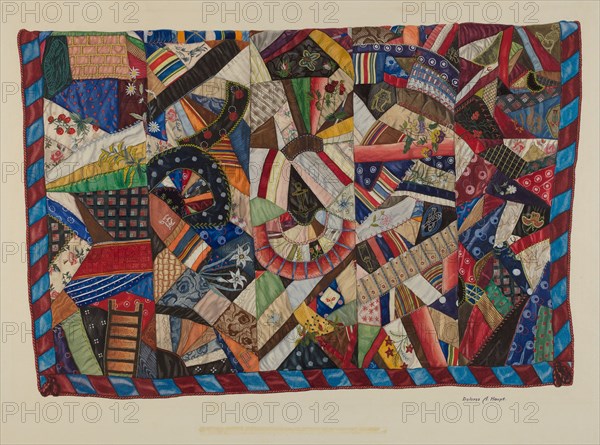 Crazy Quilt, c. 1938. Creator: Dolores Haupt.