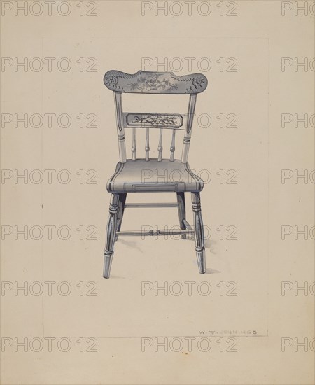 Chair, c. 1936. Creator: Walter W. Jennings.