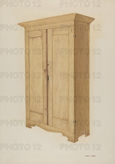 Wardrobe, c. 1940. Creator: Dorothy Johnson.