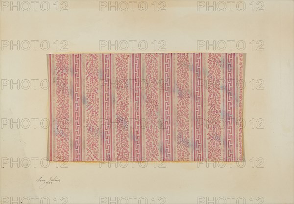 Girl's Wrapper - Textile Pattern, 1937. Creator: Ivar Julius.