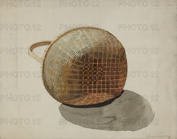 Shaker Basket, 1935/1942. Creator: Kapousouz.