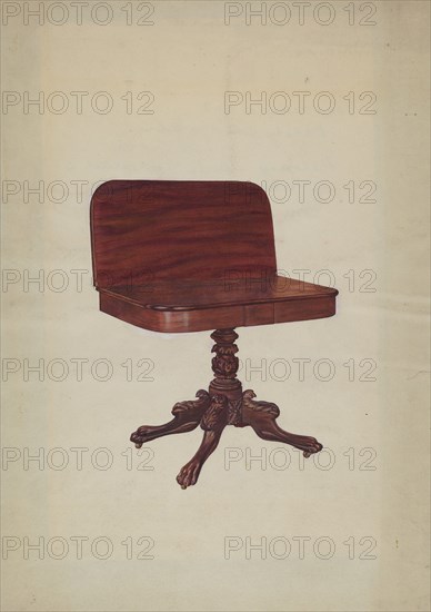 Card Table, 1939. Creator: Virginia Kennady.