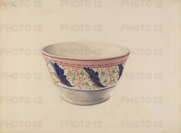 Soup Bowl, c. 1936. Creator: William Kerby.