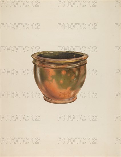 Galena Pottery (Bowl), 1938. Creator: Alfred Koehn.