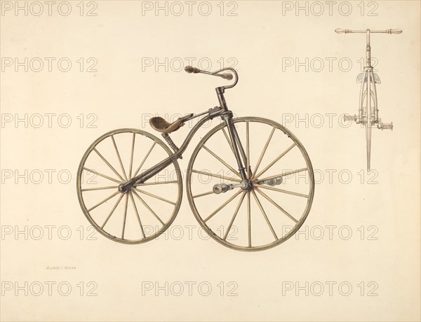 Bicycle, c. 1938. Creator: Alfred Koehn.