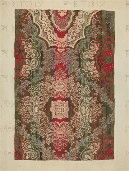 Ingrain Carpet, c. 1937. Creator: Dorothy Lacey.