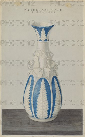 Vase, c. 1938. Creator: Cleo Lovett.