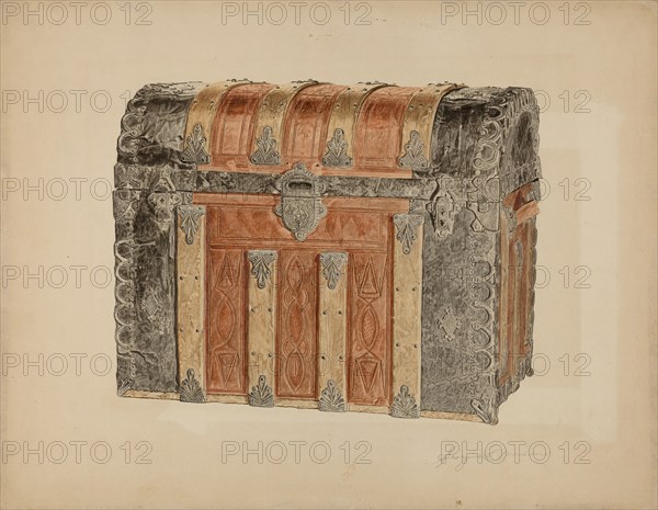 Trunk, c. 1940. Creator: Georgine E. Mason.