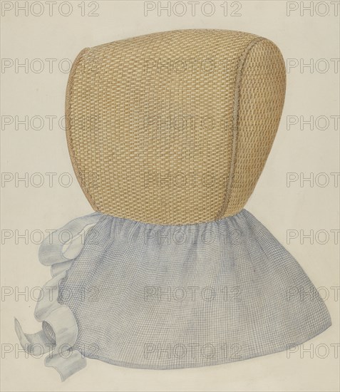 Shaker Bonnet, c. 1937. Creator: Alois E. Ulrich.