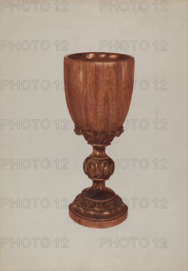 Goblet, c. 1936. Creator: Vera Van Voris.