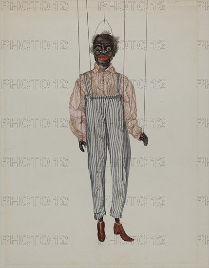 Puppet - "Cotton Picker", c. 1936. Creator: Vera Van Voris.