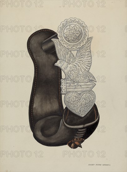 Stirrup, c. 1940. Creator: Harry Mann Waddell.