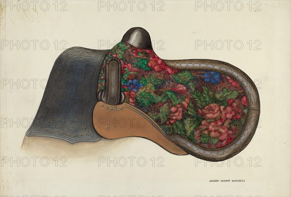 Side Saddle - California Syle, c. 1937. Creator: Harry Mann Waddell.