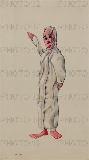 Baby Hand Puppet, c. 1936. Creator: Elmer Weise.