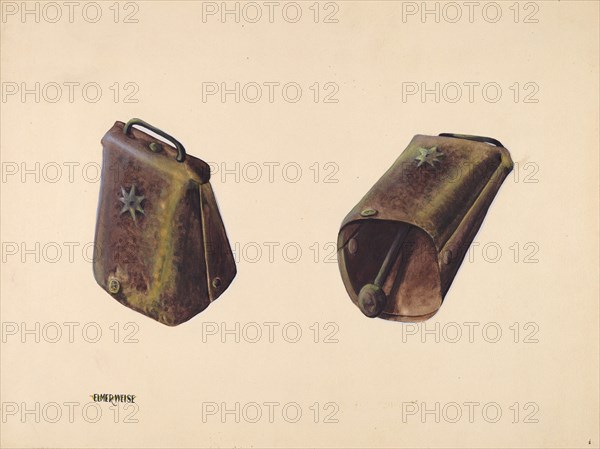 Cow Bell, #1, c. 1936. Creator: Elmer Weise.