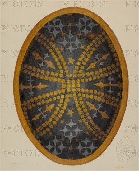 Oval Pin, c. 1937. Creator: Tulita Westfall.