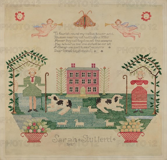 Sampler, c. 1936. Creator: Eva Wilson.