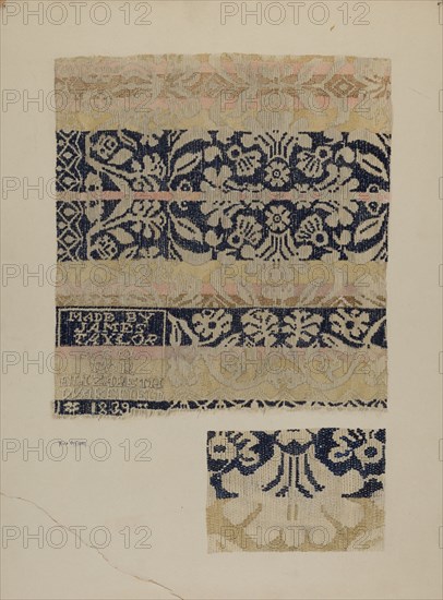 Coverlet, c. 1939. Creator: Eva Wilson.