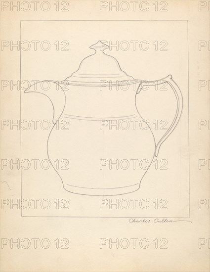 Coffee Pot, 1935/1942. Creator: Charles Cullen.