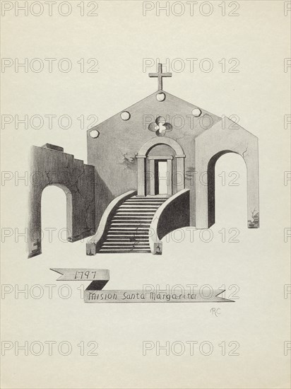 Mision Santa Margarita, 1935/1942. Creator: James Jones.