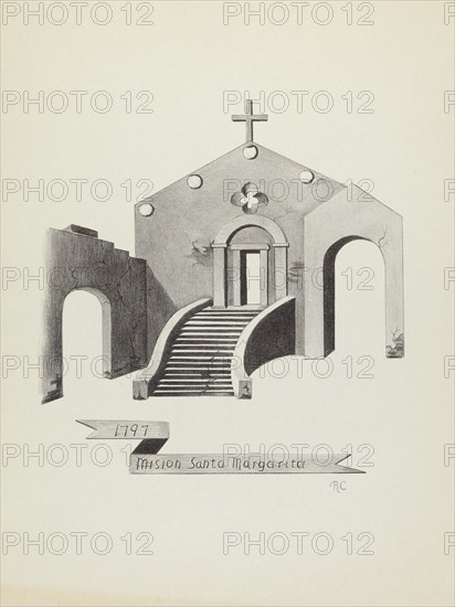 Mision Santa Margarita, 1935/1942. Creator: James Jones.