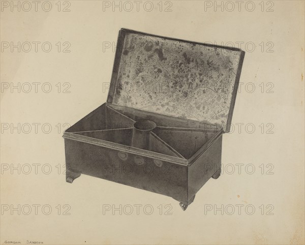 Pa. German Tinder Box, c. 1939. Creator: Gordon Sanborn.