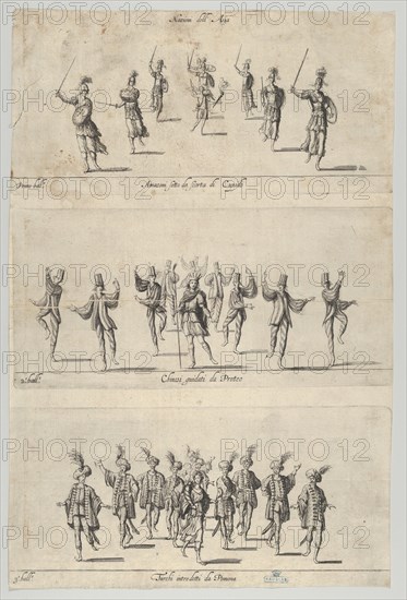 Nations of Asia ballets, 17th century., 17th century. Creator: Anon.