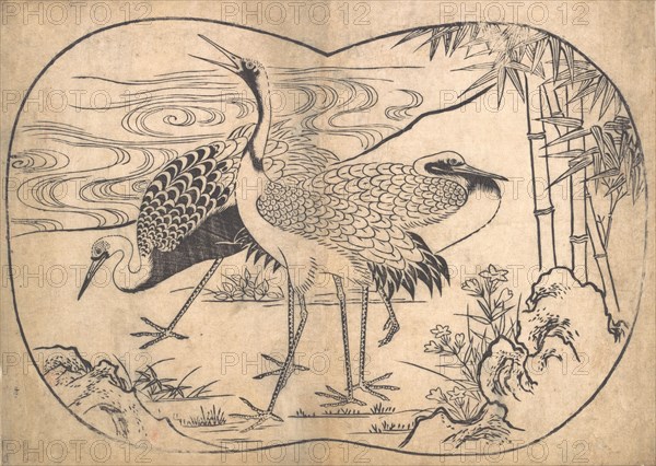 Cranes. Creator: Hishikawa Moronobu.