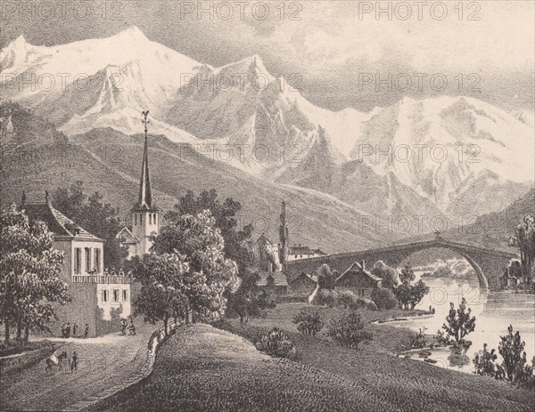 Voyages dans les Alpes. Partie pittoresque..., 1834. Creator: Horace Benedict de Saussure.