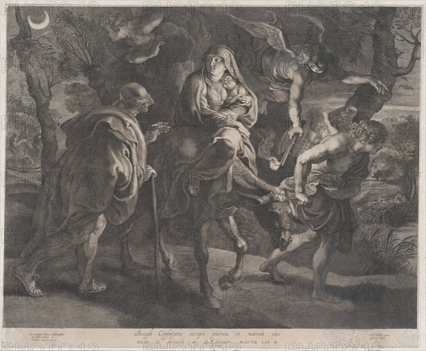 The Flight into Egypt, 1620-40.  Creator: Ignatius Cornelis Marinus.