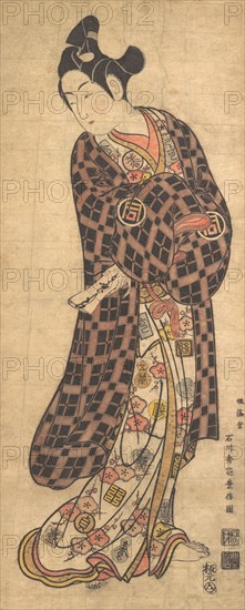 The Actor Sanogawa Ichimatsu I Standing, ca. 1743. Creator: Ishikawa Toyonobu.
