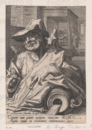 Ruben, from The Twelve Sons of Jacob. Creator: Jacques de Gheyn II.