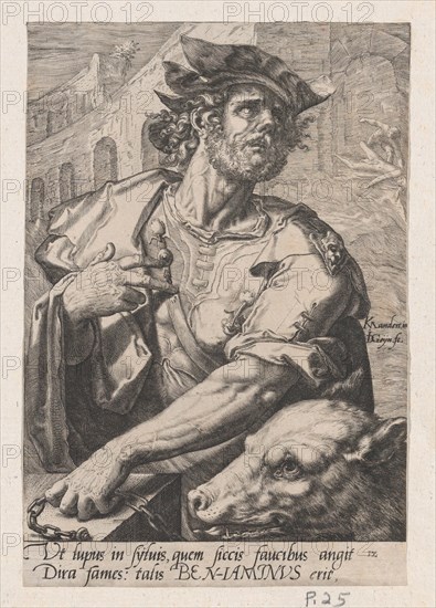 Benjamin, from The Twelve Sons of Jacob. Creator: Jacques de Gheyn II.