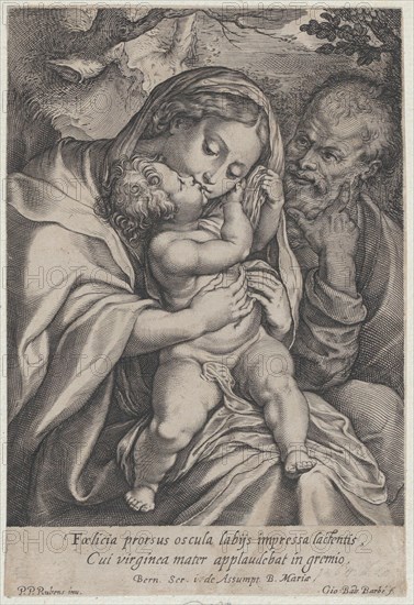 The Holy Family with Saint John the Baptist, ca. 1600-06. Creator: Jean-Baptiste Barbé.