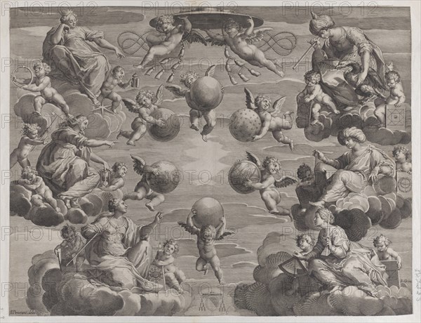 Allegory relating to the Medici family, ca. 1610-62. Creator: Johann Friedrich Greuter.