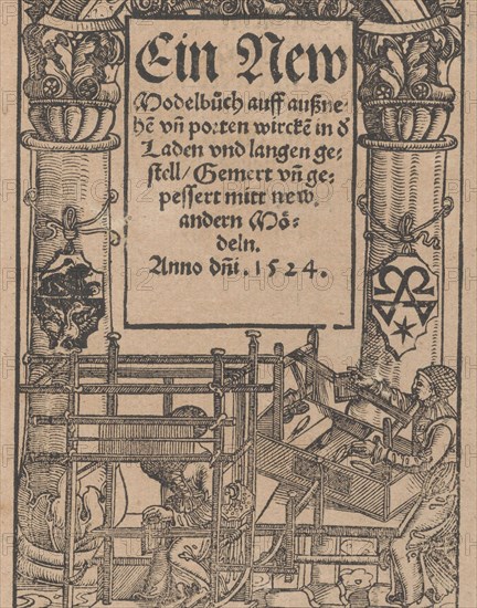Ein new Modelbuch..., October 22, 1524. Creator: Johann Schönsperger the Younger.