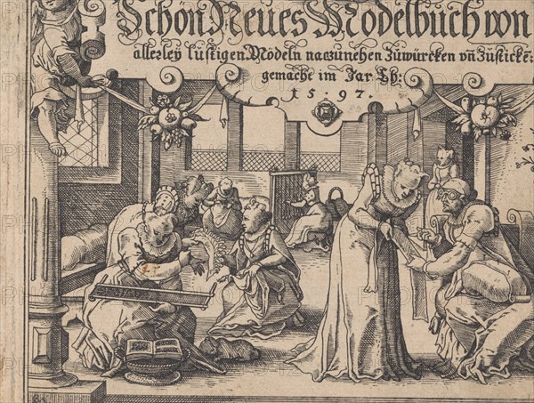 Schön Neues Modelbuch, 1597. Creator: Johann Sibmacher.