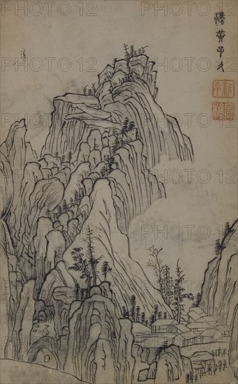 A Page from the Jie Zi Yuan. Creator: Li Liufang.