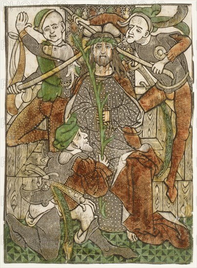 Christ Crowned with Thorns, ca. 1470-80. Creator: Master of Jesus in Bethany.